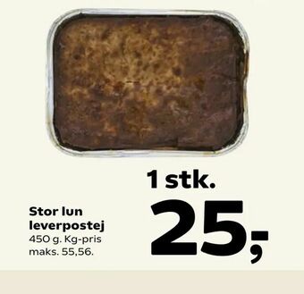 SuperBrugsen Stor lun leverpostej tilbud