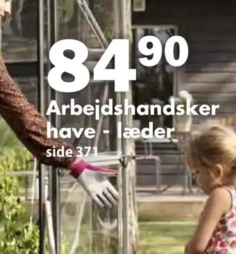 Arbejdshandsker have - læder