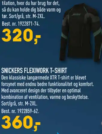 Johannes Fog Snickers Flexiwork T-Shirt tilbud