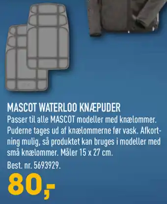 Johannes Fog Mascot Waterloo Knæpuder tilbud