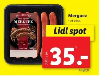 Lidl Merguez tilbud