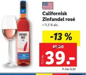 Californisk Zinfandel rosé