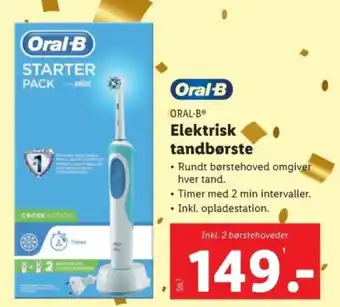 Lidl ORAL-B Elektrisk tandbørste tilbud