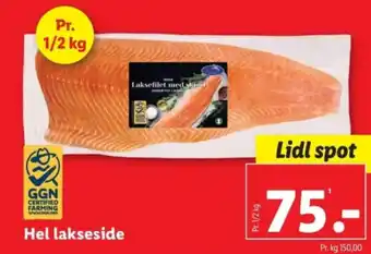 Lidl Hel lakseside tilbud