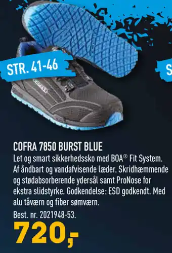 Johannes Fog Cofra 7850 Burst Blue tilbud