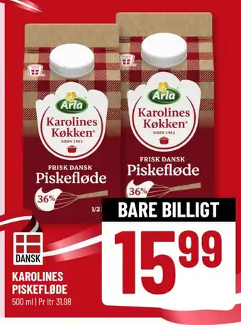 Løvbjerg KAROLINES PISKEFLØDE tilbud
