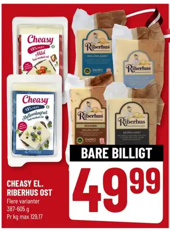 Løvbjerg CHEASY EL. RIBERHUS OST tilbud