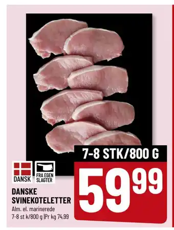 Løvbjerg DANSKE SVINEKOTELETTER tilbud