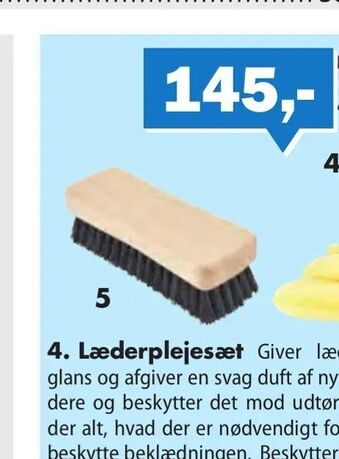 Vaskebørste til læder