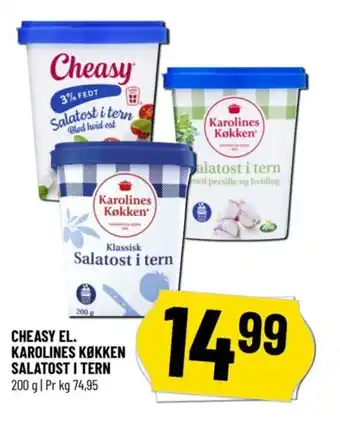 Løvbjerg CHEASY EL. KAROLINES KØKKEN SALATOSTI TERN tilbud