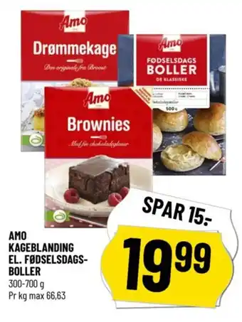 Løvbjerg AMO KAGEBLANDING EL. FØDSELSDAGS BOLLER tilbud
