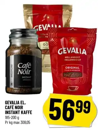 Løvbjerg GEVALIA EL. CAFÉ NOIR INSTANT KAFFE tilbud