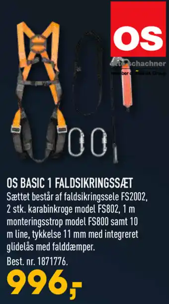 Johannes Fog Os Basic 1 Faldsikringssæt tilbud