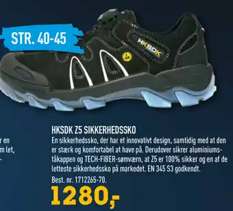 Johannes Fog HKSD Z5 Sikkerhedssko tilbud