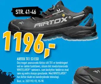 Johannes Fog Airtox TX1 S3 ESD tilbud