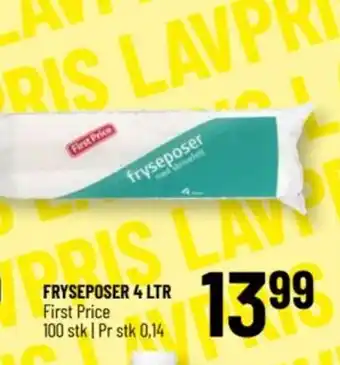 Løvbjerg FRYSEPOSER 4 LTR First Price tilbud