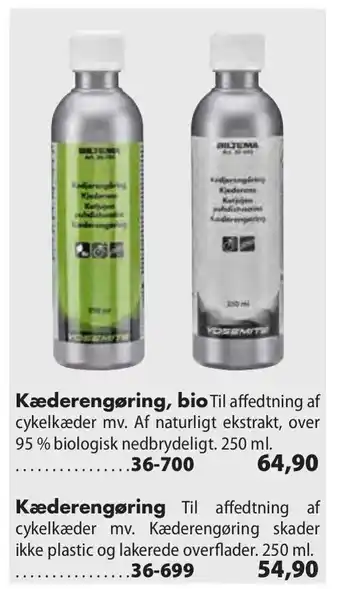 Biltema Kæderengøring, bio tilbud