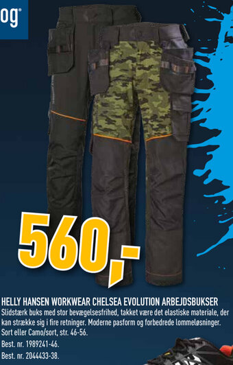 Johannes Fog Helly Hansen Workwear Chelsea Evolution Arbejdsbukser tilbud