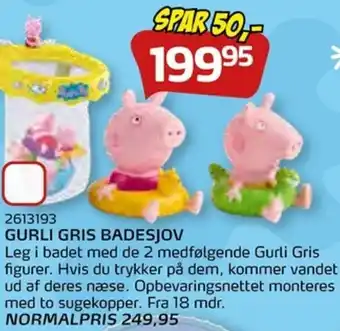 Legekæden Gurli Gris Badesjov tilbud