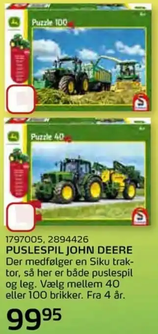 Puslespil John Deere
