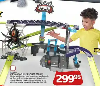 Legekæden Metal Machines Spider Strike tilbud