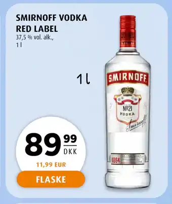 Scandinavian Park SMIRNOFF VODKA RED LABEL tilbud