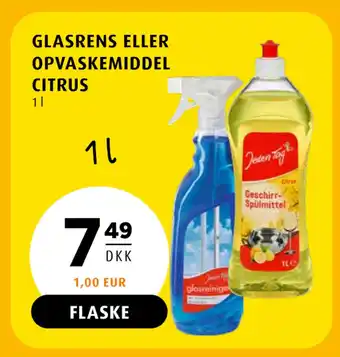 GLASRENS ELLER OPVASKEMIDDEL CITRUS