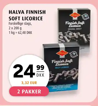 Scandinavian Park HALVA FINNISH SOFT LICORICE tilbud