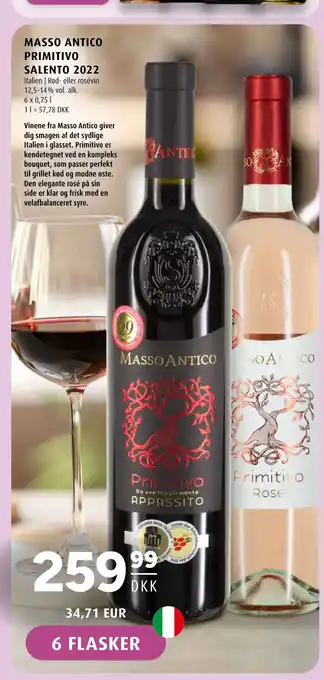 Scandinavian Park MASSO ANTICO PRIMITIVO SALENTO 2022 tilbud