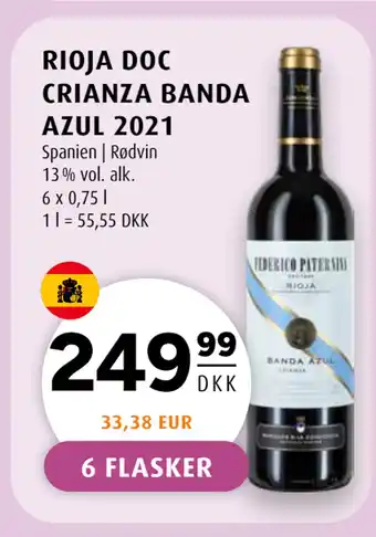 Scandinavian Park RIOJA DOC CRIANZA BANDA AZUL 2021 tilbud