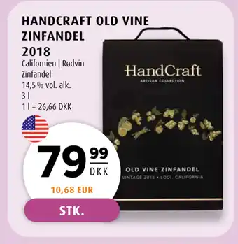 Scandinavian Park HANDCRAFT OLD VINE ZINFANDEL 2018 tilbud
