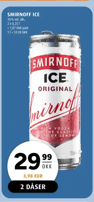 Scandinavian Park SMIRNOFF ICE tilbud