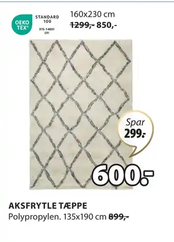 JYSK AKSFRYTLE TÆPPE tilbud
