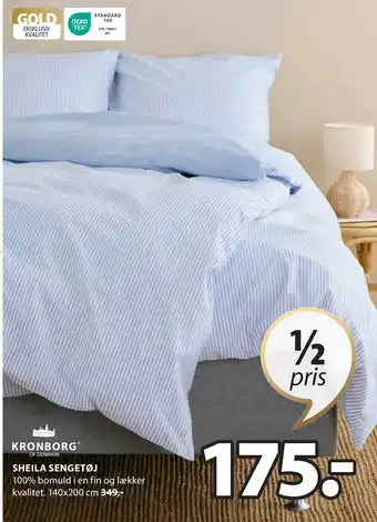 JYSK SHEILA SENGETØJ tilbud