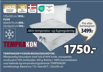 JYSK TEMPRAKON FUSION MOSKUSDUNDYNE tilbud