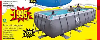 Harald Nyborg Pool rektangulær tilbud