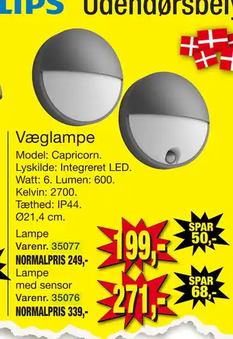 Harald Nyborg Væglampe tilbud