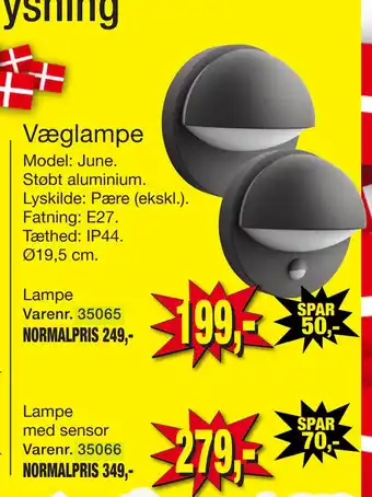 Harald Nyborg Væglampe tilbud