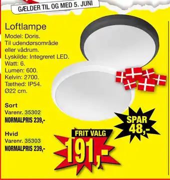 Harald Nyborg Loftlampe tilbud