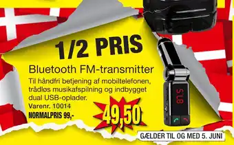 Harald Nyborg Bluetooth FM-transmitter tilbud