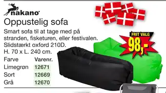 Harald Nyborg Oppustelig sofa tilbud