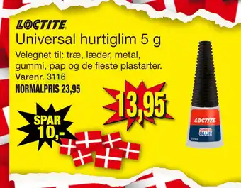 Harald Nyborg Universal hurtiglim 5 g tilbud
