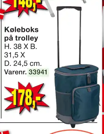 Harald Nyborg Køleboks på trolley tilbud