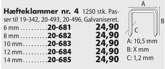 Hæfteklammer nr. 4