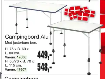 Harald Nyborg Campingbord Alu tilbud