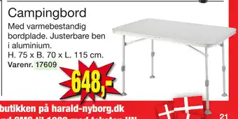 Harald Nyborg Campingbord tilbud