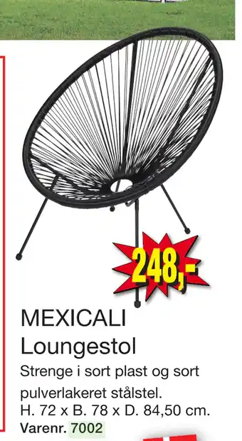 Harald Nyborg MEXICALI Loungestol tilbud