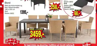 Harald Nyborg BORD + 8 STOLE tilbud