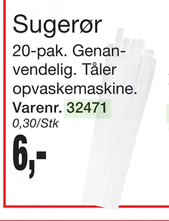 Harald Nyborg Sugerør tilbud