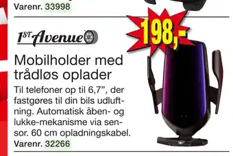 Harald Nyborg Mobilholder med trådløs oplader tilbud